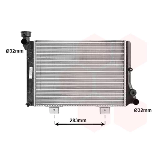Chladič motora VAN WEZEL 26002005