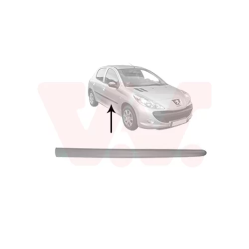 Ozdobná/ochranná lišta dverí VAN WEZEL 4028404