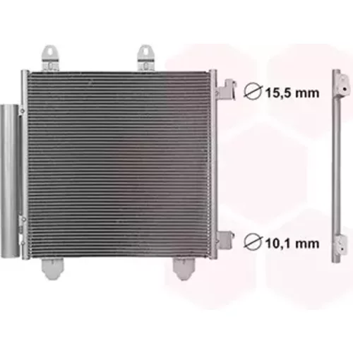 Kondenzátor klimatizácie VAN WEZEL 53015730