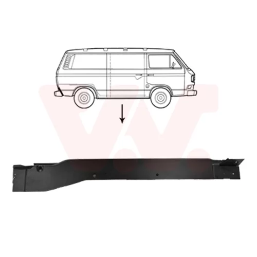 Nástupný plech VAN WEZEL 5870110