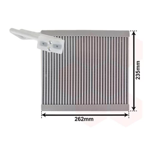 Výparník klimatizácie VAN WEZEL 5900V157