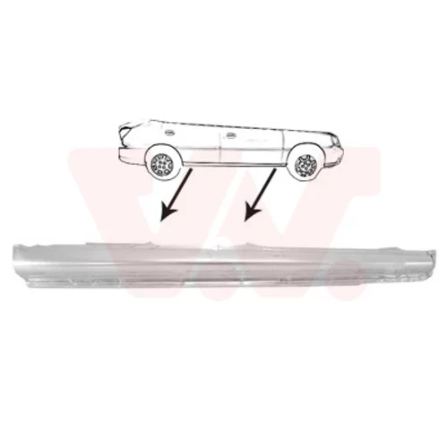 Nástupný plech 8315104 (VAN WEZEL)