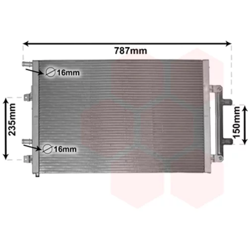Chladič motora VAN WEZEL 03002383