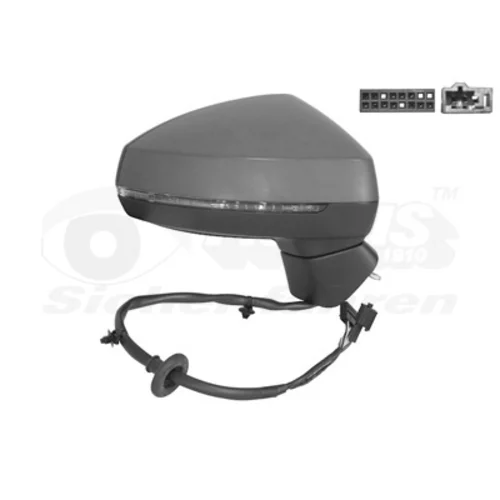 Vonkajšie spätné zrkadlo VAN WEZEL 0335828