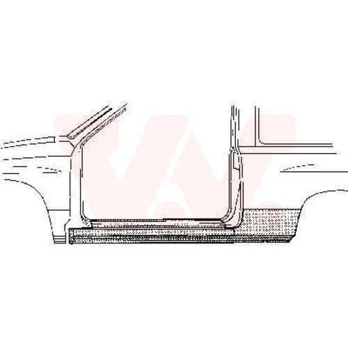 Nástupný plech 3770101 (VAN WEZEL)