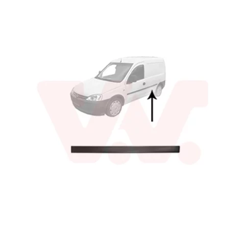 Ozdobná/ochranná lišta dverí VAN WEZEL 3789425