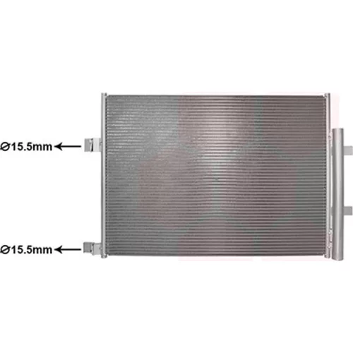 Kondenzátor klimatizácie VAN WEZEL 43015707