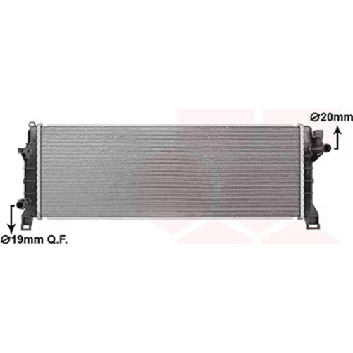 Chladič motora VAN WEZEL 88012700