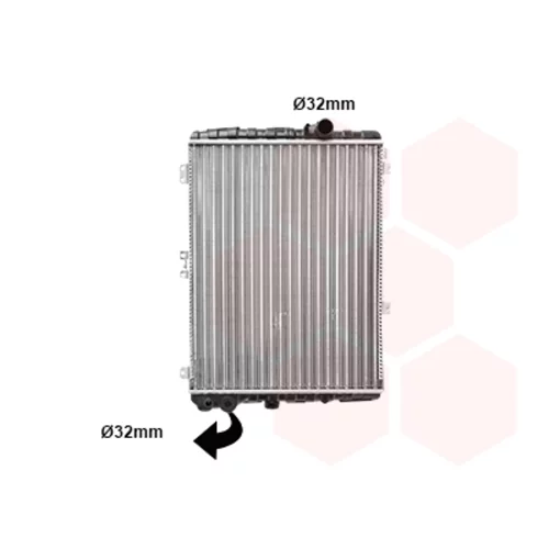 Chladič motora VAN WEZEL 03002002