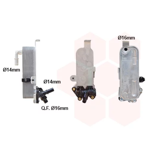 Chladič oleja automatickej prevodovky 06013734 (VAN WEZEL)