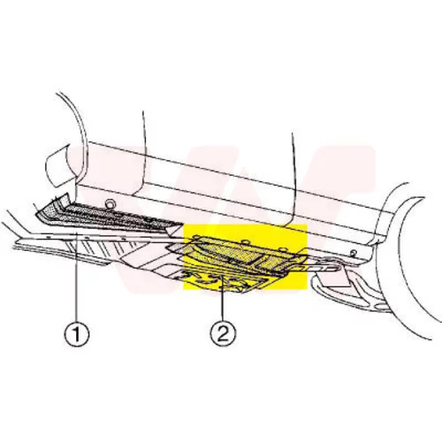 Podlaha karosérie 3010388 (VAN WEZEL)