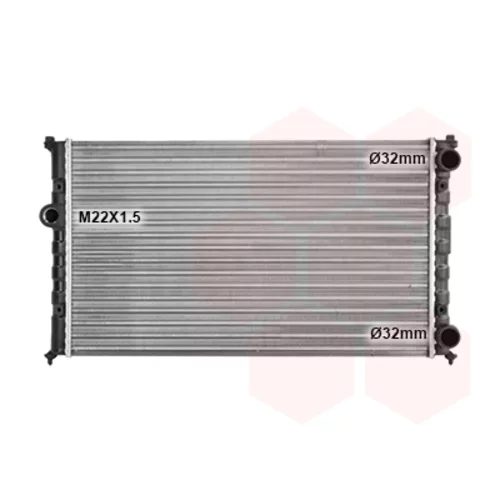 Chladič motora VAN WEZEL 49002024