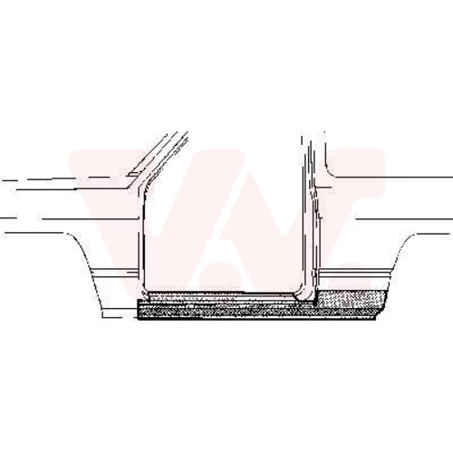 Nástupný plech 5240101 (VAN WEZEL)