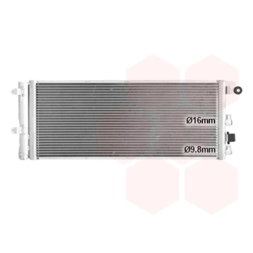 Kondenzátor klimatizácie VAN WEZEL 53015725