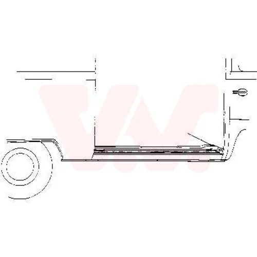 Nástupný plech VAN WEZEL 5851.02
