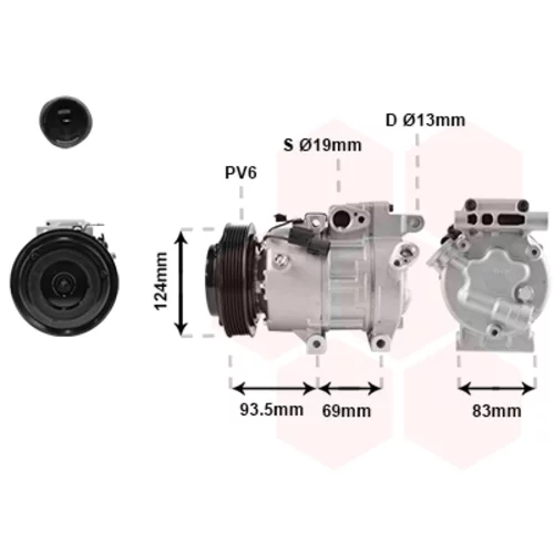 Kompresor klimatizácie 8200K238 (VAN WEZEL)