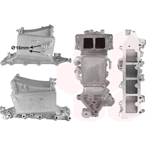 Chladič plniaceho vzduchu VAN WEZEL 03014722