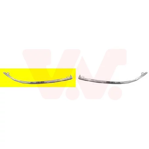 Ozdobná/ochranná lišta nárazníka VAN WEZEL 0315582