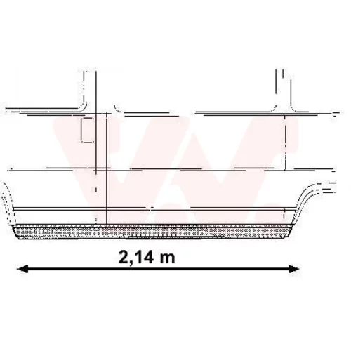Bočnica VAN WEZEL 1745109