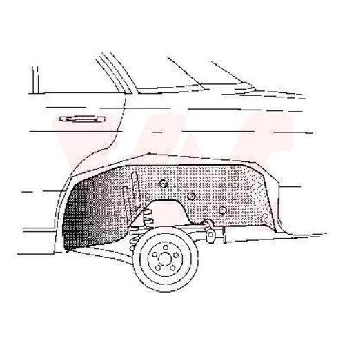 Podblatník 3010470 (VAN WEZEL)
