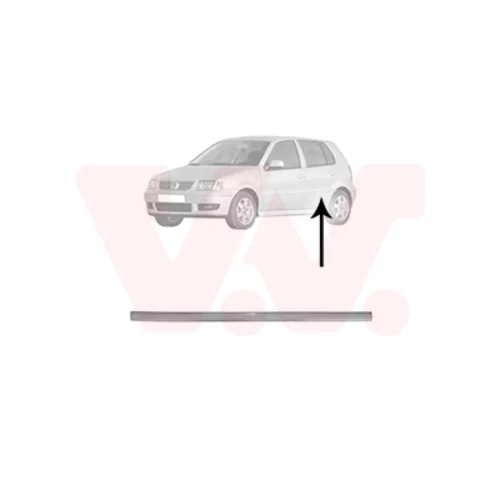 Ozdobná/ochranná lišta dverí VAN WEZEL 5825425