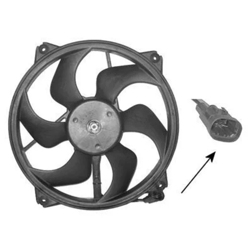 Ventilátor chladenia motora VAN WEZEL 0905745