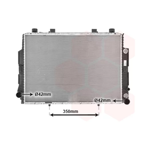 Chladič motora VAN WEZEL 30002131