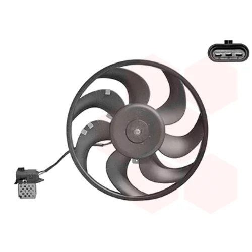 Ventilátor chladenia motora VAN WEZEL 3745746