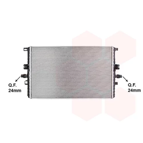 Chladič motora VAN WEZEL 69012704