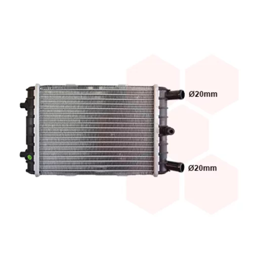 Chladič motora VAN WEZEL 03012704