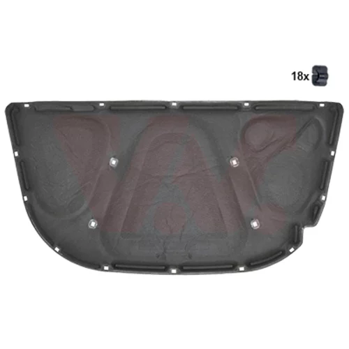 Izolácie motorového priestoru VAN WEZEL 0318460