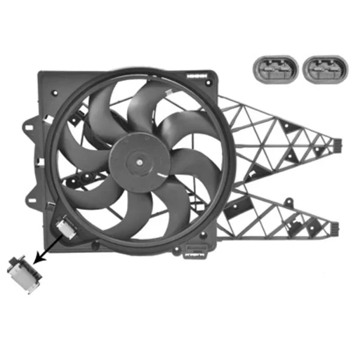 Ventilátor chladenia motora 1638746 (VAN WEZEL)