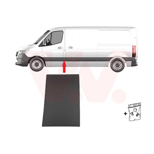 Ozdobná/ochranná lišta bočnej steny 2973415 (VAN WEZEL)