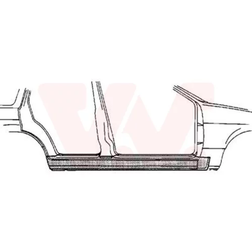 Nástupný plech VAN WEZEL 3314104