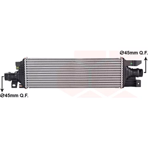 Chladič plniaceho vzduchu VAN WEZEL 40014704