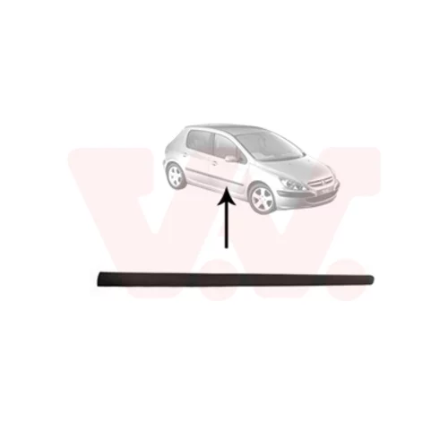 Ozdobná/ochranná lišta dverí 4040424 (VAN WEZEL) - obr. 1