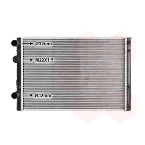 Chladič motora VAN WEZEL 58002260