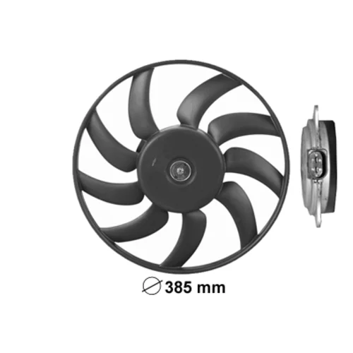 Ventilátor chladenia motora VAN WEZEL 0327746