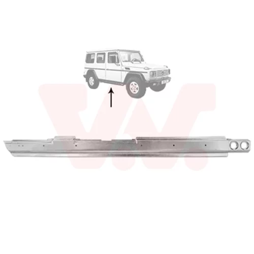 Nástupný plech VAN WEZEL 3098104