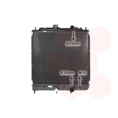 Chladič motora VAN WEZEL 32002068
