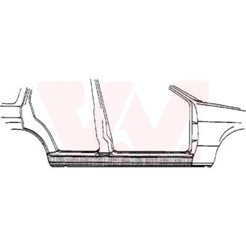 Nástupný plech 3715104 (VAN WEZEL)