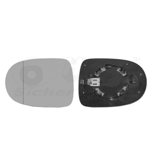 Sklo vonkajšieho zrkadla 4372837 (VAN WEZEL)