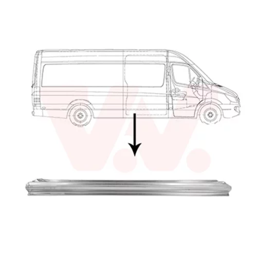 Nástupný plech VAN WEZEL 5862110