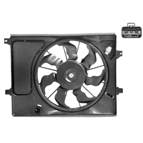Ventilátor chladenia motora VAN WEZEL 8332746