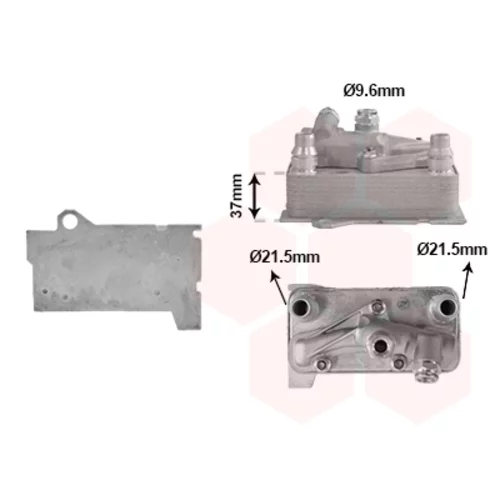 Chladič oleja automatickej prevodovky VAN WEZEL 30013731