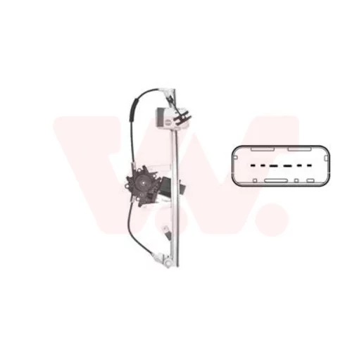 Mechanizmus zdvíhania okna VAN WEZEL 4366265