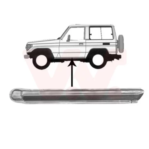 Nástupný plech 5379101 (VAN WEZEL)