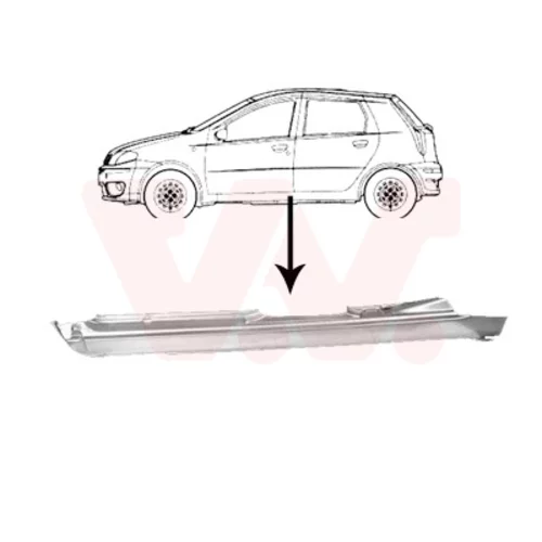 Nástupný plech VAN WEZEL 1620103