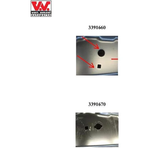 Kapota motora 3391660 (VAN WEZEL) - obr. 2