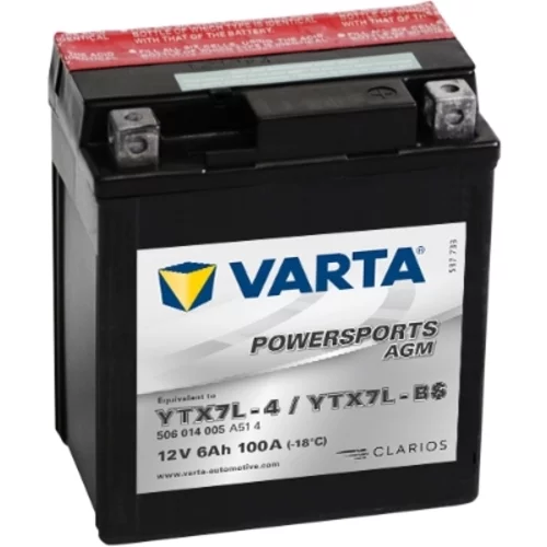 Štartovacia batéria VARTA 506014005A514